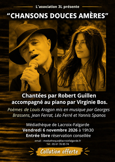 Concert le 6 novembre | Lacroix-Falgarde | Scoop.it