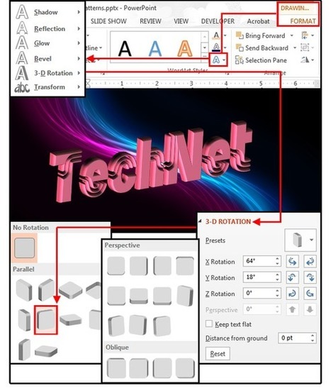 7 PowerPoint text effects for snazzier slides | Digital Presentations in Education | Scoop.it