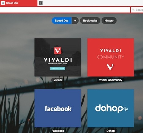 Meet Vivaldi: The Power User’s New Favorite Browser | iGeneration - 21st Century Education (Pedagogy & Digital Innovation) | Scoop.it