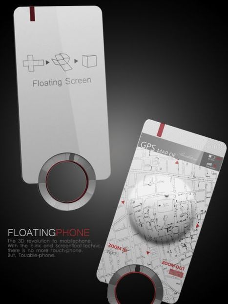 Floating Phone Design Uses E-Ink, It’s Light as a Feather | Technology and Gadgets | Scoop.it