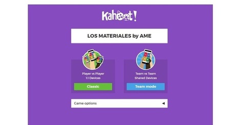 Kahoot "Los materiales de uso técnico" | tecno4 | Scoop.it
