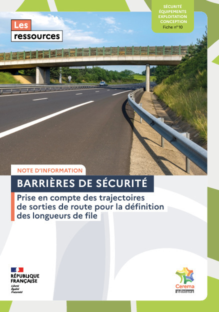 Barrières de sécurité - Prise en compte des trajectoires de sorties de route pour la définition des longueurs de file | Veille sécurité routière - infrastructure du Cerema | Scoop.it