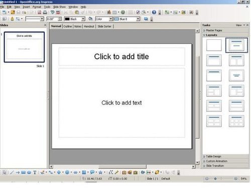 Openoffice impress как сделать презентацию