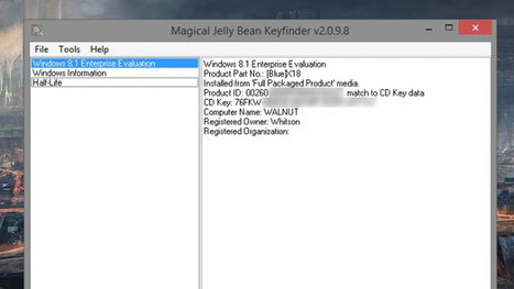Magical Jelly Bean KeyFinder Finds Product Keys for All Your Programs | Le Top des Applications Web et Logiciels Gratuits | Scoop.it