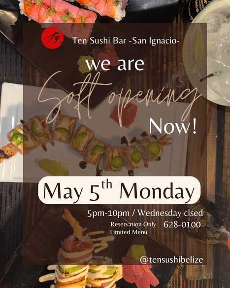 Ten Sushi Opening at CWC | Cayo Scoop!  The Ecology of Cayo Culture | Scoop.it