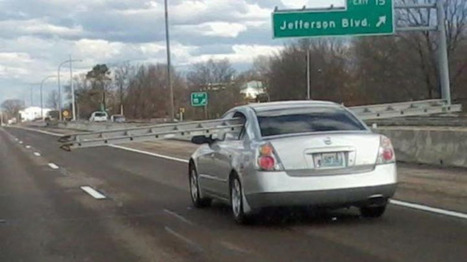 This is the absolute worst way possible to transport a ladder | Fail | Scoop.it