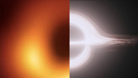Qué diferencias hay entre la imagen del agujero negro y el que sale en Interstellar | Ciencia-Física | Scoop.it
