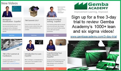 3 Day Free Trial | Gemba Academy | Kaizen Group | Scoop.it