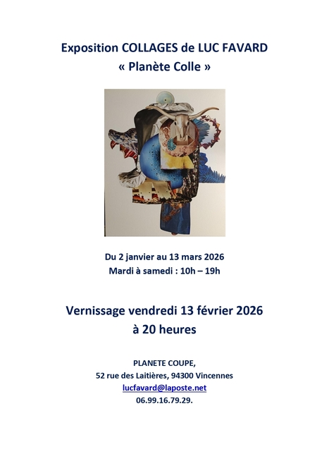 Luc Favard | Collage, papier | Scoop.it