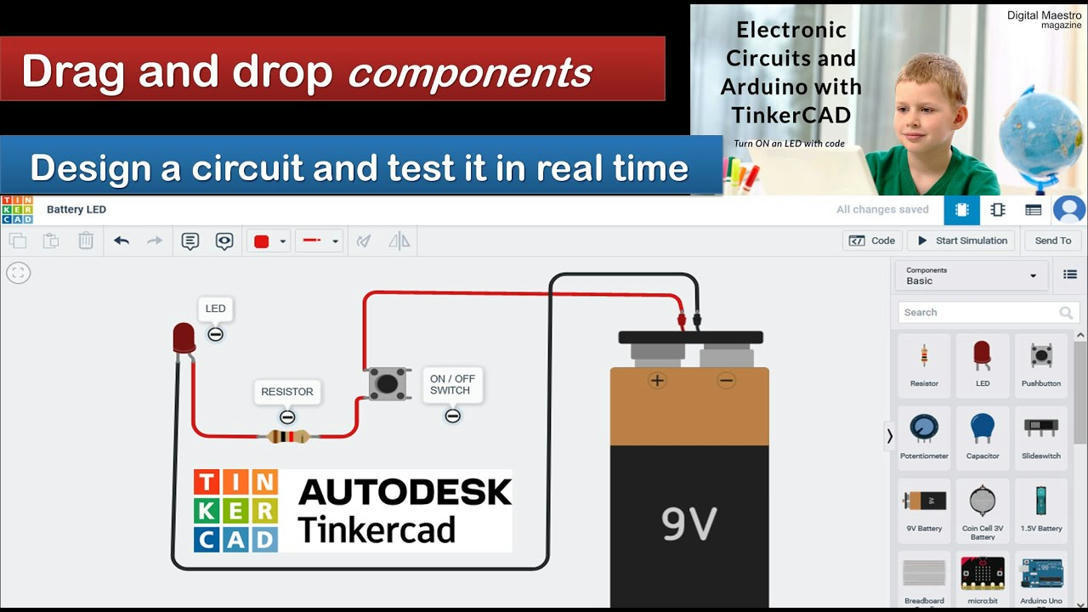Introduction to tinkercad | learn basic_electro...