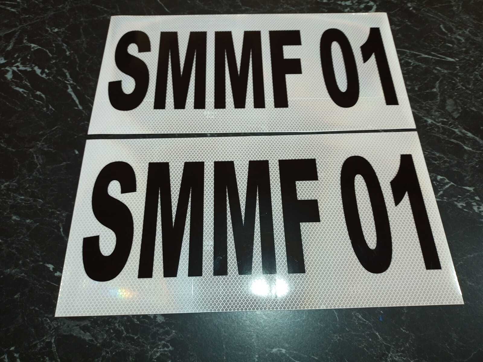 Reflective Vehicle Call ID Signs (Magnetic and ...