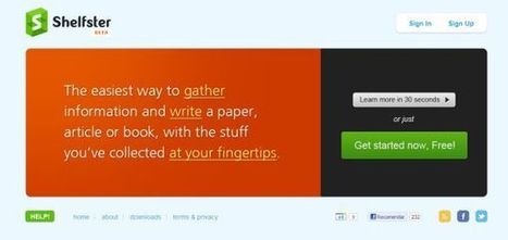 Shelfster – recopila los elementos necesarios para redactar tus trabajos | Pedalogica: educación y TIC | Scoop.it