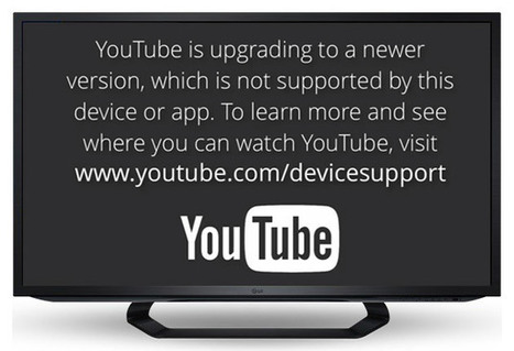 YouTube no funcionará en viejos iPhones y Smart TVs | Aplicaciones móviles: Android, IOS y otros.... | Scoop.it