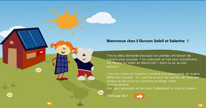 Énergie solaire : un site web pour sensibiliser les enfants | E-SUN : ENERGIES & TECHNOLOGIES SOLAIRES | Scoop.it