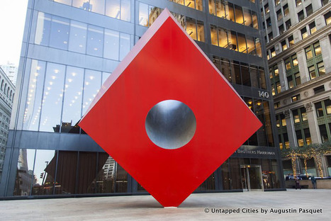 A Look at Isamu Noguchi’s Iconic Red Cube at 140 Broadway in Lower Manhattan | Art Installations, Sculpture, Contemporary Art | Scoop.it