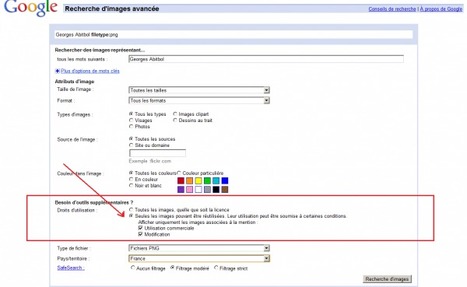 [Tutoriel] Faire une recherche d’images en Creative Commons avec Google Images | Time to Learn | Scoop.it