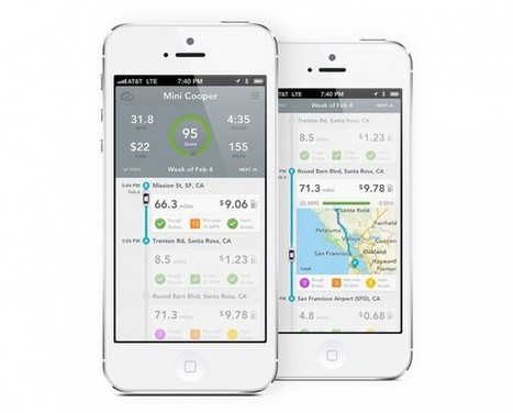 The Beautiful UI Design Behind Automatic, a Driving App That Saves You Gas | SocialMedia_me | Scoop.it