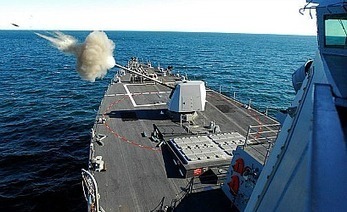 ATK livre  la nouvelle munition de précision MK 437 MOFN (Multi-Option Fuze Navy) pour les canons Mk45 | Newsletter navale | Scoop.it