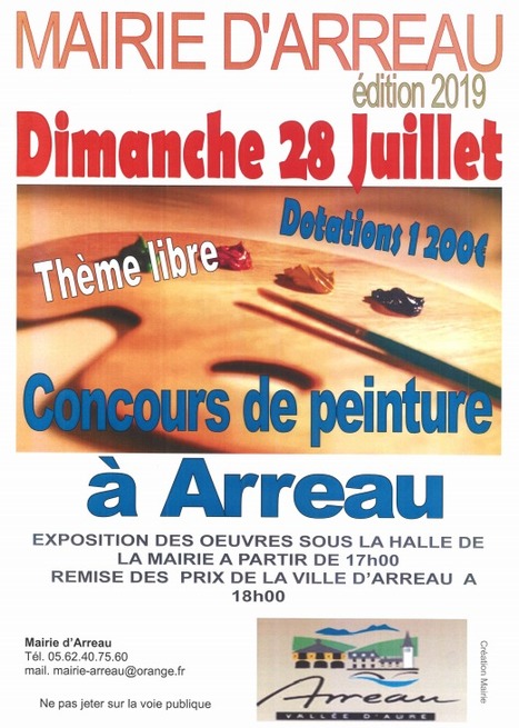 Journée des peintres à Arreau le 28 juillet | Vallées d'Aure & Louron - Pyrénées | Scoop.it