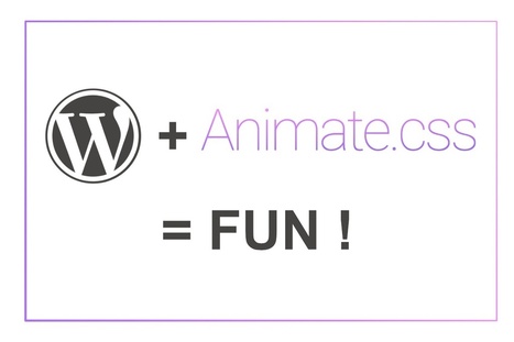 Intégrer des animations dans WordPress avec Animate.css | WORDPRESS4You | Scoop.it