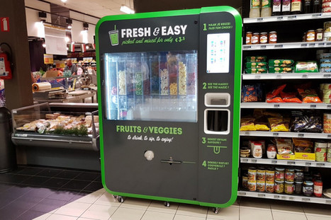 Carrefour lance des distributeurs de smoothies personnalisés en Belgique | FoodTech | Scoop.it