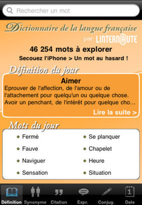 Dictionnaire L'Internaute - L'Internaute Copains // iAppsTOP.com | Français, langue d'enseignement | Scoop.it