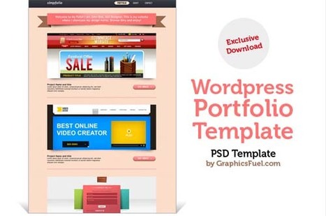 Land-of-web &raquo; 60+ free psd templates (spring edition) | photoshop ressources | Scoop.it
