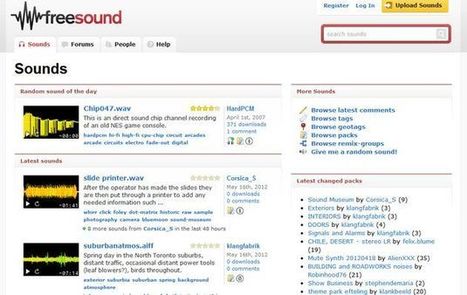Freesound, banco de sonidos de dominio público o con licencia Creative Commons | #REDXXI | Scoop.it