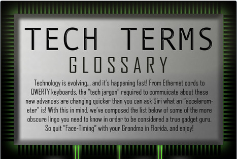Glosario de términos de tecnología - infografía | tecno4 | Scoop.it