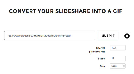 Convert Any Slideshare Presentation Into an Animated Short Video: GIFDeck | Presentation Tools | Scoop.it