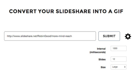 Convert Any Slideshare Presentation Into an Animated Short Video: GIFDeck | Daily Magazine | Scoop.it