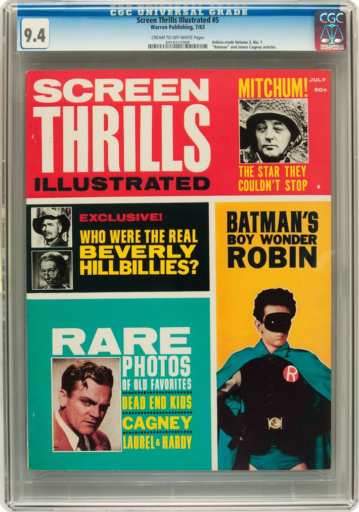 Screen Thrills Illustrated #5 (Warren, 1963) | Kitsch | Scoop.it