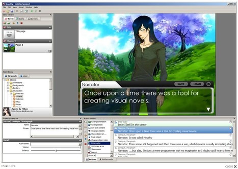 Novelty - Visual novel maker | 21st Century Tools for Teaching-People and Learners | Scoop.it