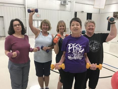 YOUNG AT HEART IN LIMESTONE: Fitness classes help seniors stay in shape | Local News | enewscourier.com | AIHCP Magazine, Articles & Discussions | Scoop.it