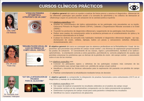 Cursos Clínicos Prácticos en III Jornadas AEOPTOMETRISTAS 20145 | Formación Optometristas 2.0 | Scoop.it