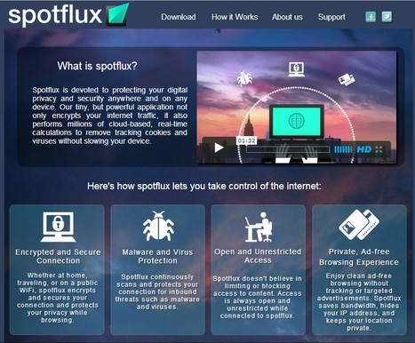 Spotflux - lets you connect to the internet freely, safely, and securely from anywhere in the world | WEBOLUTION! | Scoop.it