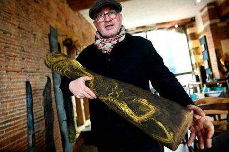 Dans l'Yonne, Pierre Marty sculpte le bois brûlé après l'incendie de sa maison  | Build Green, pour un habitat écologique | Scoop.it