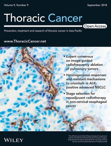 Circulating tumor cell levels and carcinoembryonic antigen: An improved diagnostic method for lung adenocarcinoma - Ding - - Thoracic Cancer - Wiley Online Library | from Flow Cytometry to Cytomics | Scoop.it