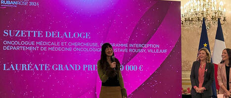 Suzette Delaloge reçoit le Grand Prix de la Recherche Ruban Rose | Life Sciences Université Paris-Saclay | Scoop.it