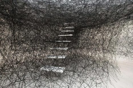 Chiharu Shiota: Stairway | Art Installations, Sculpture, Contemporary Art | Scoop.it