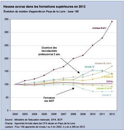 En 2012, toujours plus d'apprentis dans les formations supérieures en Pays de la Loire | Graines de doc | Scoop.it