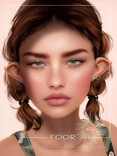 Foor BOM Skin July 2023 Gift by 7 Deadly s[K]ins | Teleport Hub - Second Life Freebies | Second Life Freebies | Scoop.it