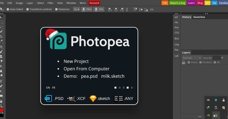 Photopea (Web): la meilleure alternative gratuite à Photoshop en ligne | TICE et langues | Scoop.it