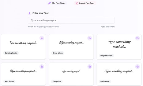 #Calligraphy Font Generator | Free Online Font Tool | 1Uutiset - Lukemisen tähden | Scoop.it