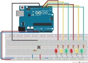 Tutorial - Cruce de semforos LED con Ar...