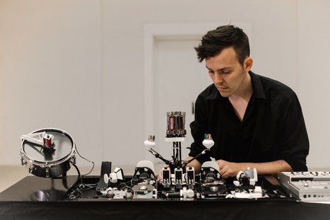 Sonic Robots by Moritz Simon Geist | Automated Music Robots, Elektro Mechanical instruments & Sound Installation | Digital #MediaArt(s) Numérique(s) | Scoop.it