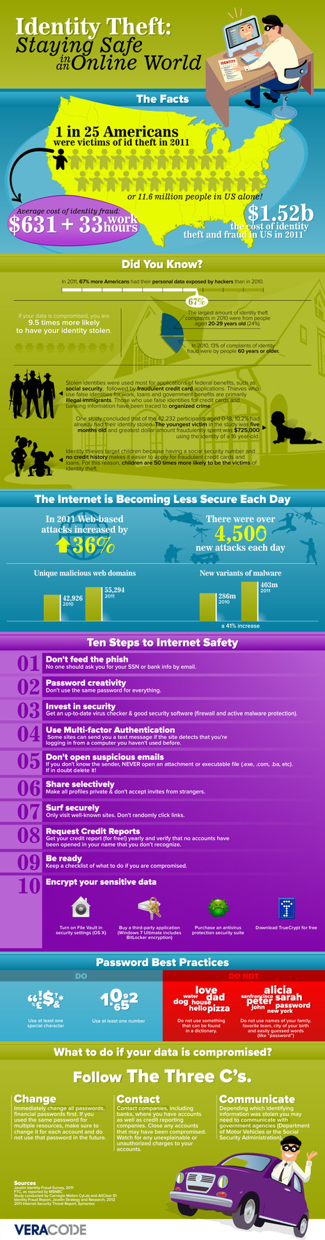 Identity Theft: Keeping Safe in an Online World [Infographic] | Pedalogica: educación y TIC | Scoop.it