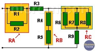 Simplificación de Circuitos Mixtos. Resistencias serie-paralelo | tecno4 | Scoop.it