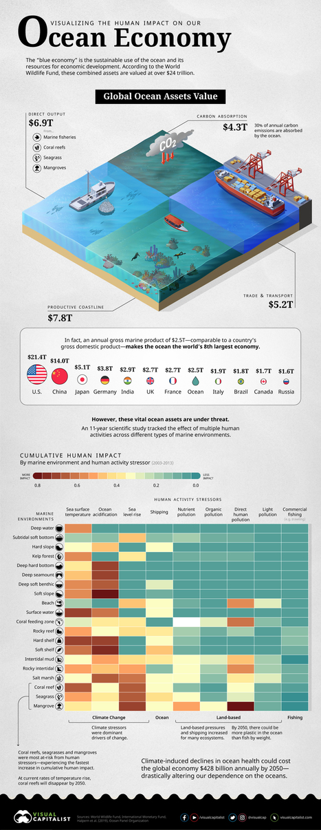 #Visualiser l'#impact #humain sur l'#économie #océanique | RSE et Développement Durable | Scoop.it