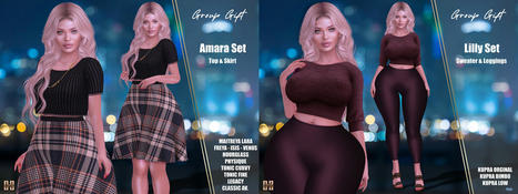 Amara & Lilly Outfit Set October 2021 Group Gift by Hilly Haalan | Teleport Hub - Second Life Freebies | Second Life Freebies | Scoop.it